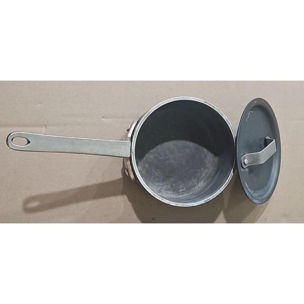 Vtg NSF Commercial Cookware Anodized Aluminum 1 1/2 Qt Pot 305 8701 1/2 w/Lid